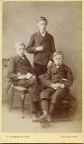 Carte de visite by P Nimmo & Son  -  Three boys