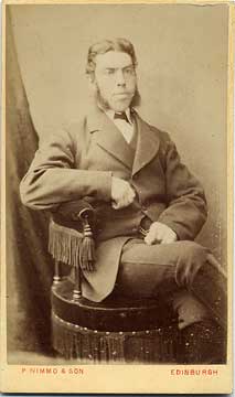 Carte de visite by P Nimmo & Son  -  Man in chair