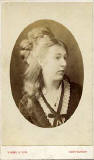 Carte de visite by P Nimmo & Son  -  Lady  -  Oval Portrait