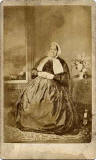 Carte de visite from the studio of Peter Nimmo  -  A lady