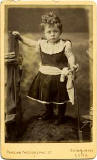 Carte de visite of a child from Parisian Photo Co