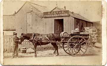 Carte de visite by Hugh Paton  -  Hugh Paton's studio in Campbeltown