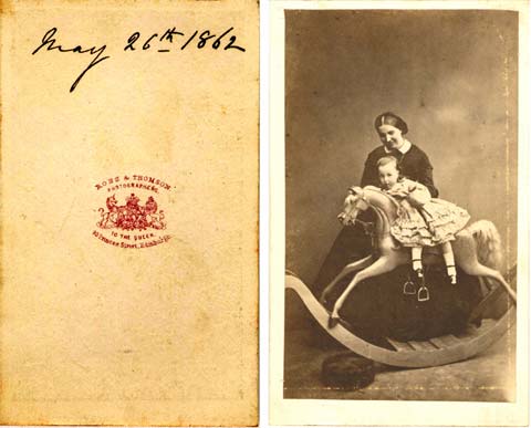 Carte de Visite  -  Photographer: Ross & Thomson