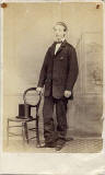 Carte de Visite by Srewart & Oman  -  A young man in a large suit