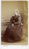 A carte de visiet by James Good Tunny  -  1871-1874  -  Lady seated