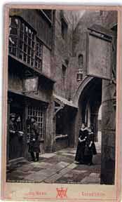 Carte de Visite  -  Edinburgh Scene  -  Photographer: Marshall Wane
