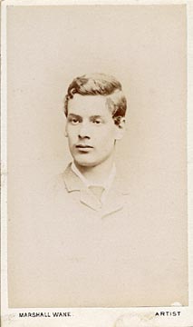  Carte de visite from the Edinburgh studio of Marshall Wane  -  Head of a youth