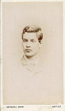 Carte de visite from the Edinburgh studio of Marshall Wane  -  Head of a youth