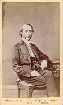 Carte de visite from the Edinburgh studio of Marshall Wane  -  Older man with high collar