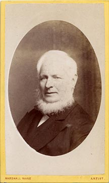 Carte de visite from the Edinburgh studio of Marshall Wane  -  Man with beard