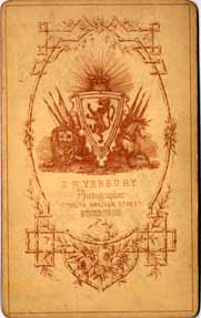 Yerbury  -  Carte de Visite  -  5  -  Back