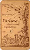 Yerbury  -  Carte de Visite  -  2  -  Back