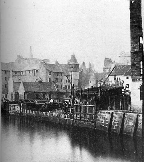Leith - St Ninian's Wharf - Photograph by Begbie