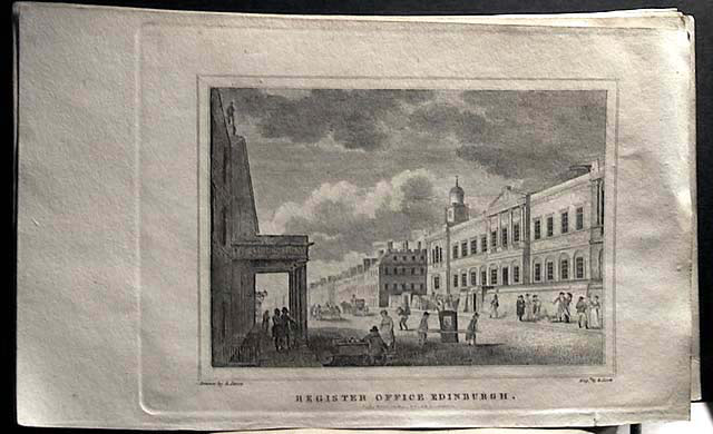 Register House  -  Engraving from "Beauties of England & Wales"  -  zoom-out