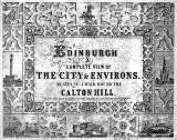 Cover of a book of engravings, published 1847 - Views from Calton Hill