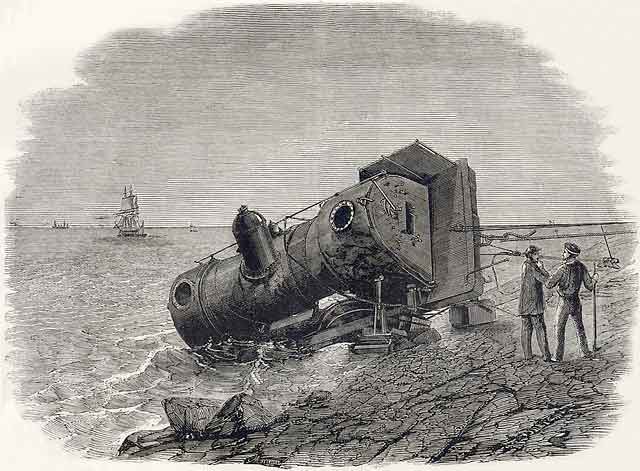 A railway accident between Trintiy and Granton in 1860