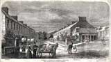 Reid Terrace, Stockbridge, Edinburgh  -  an engraving based on a photograph by Ross & Pringle