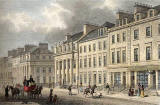 Engraving from 'Modern Athens'  -  hand-coloured  -  St Andrew Square