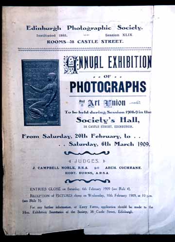 EPS Open Exhibiton Poster - 1909