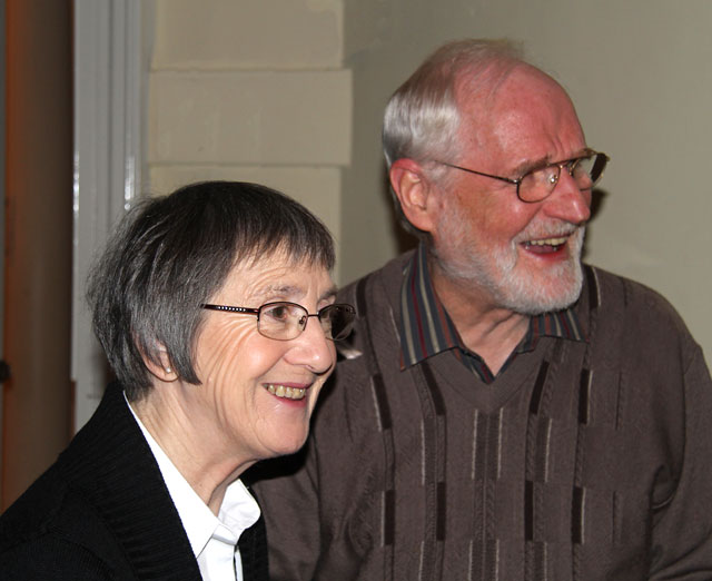 EPS Members gather on 15 December 2012 to celebrate the recent invitation to Sandy Cleland, a former President of Edinburgh Photographic Society to join the London Salon.