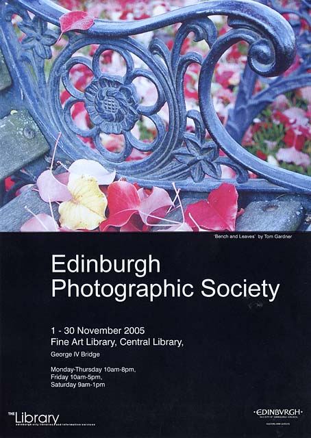 Exhibition of prints by Members of Edinburgh Photographic Society - in the Fine Arts Dept of Edinburgh Central Library, George IV Bridge, Edinburgh