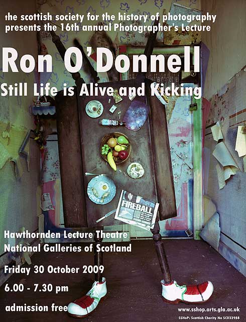 The Scottish Society for the History of Photography, Annual Photographer's Lecture, 2009 - Ron O'Donnell
