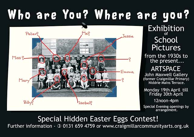 Craigmillar Community Arts Exhibition - Who are You? Where are You? 19-30 April, 2010