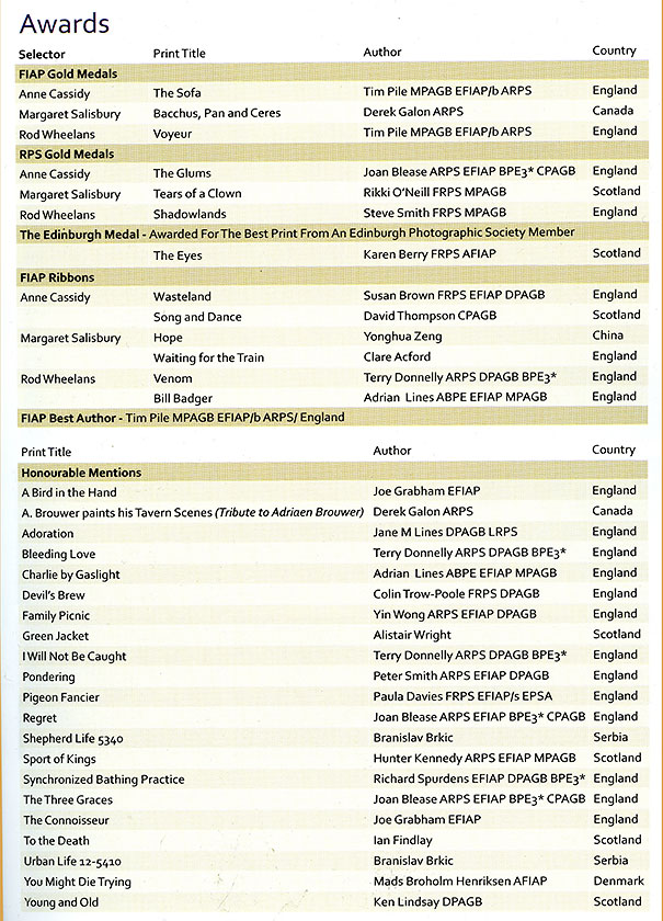 EPS Exhibition, 2013  -  Awards