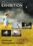 Edinburgh Photographic Society Open Exhibition 2013, Catalogue Cover. featuring a photo by Michael Hughes AFIAP DPAGB, England, entitled 'One Fine Day'