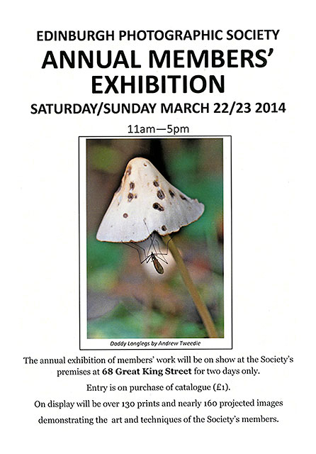 Edinburgh Photographic Society - International Exhibiition of Phtography  -  2014