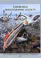 Edinburgh Photographic Society Open Exhibition 2015, Catalogue Cover. featuring a photo by Michael Hughes AFIAP DPAGB, England, entitled 'One Fine Day'