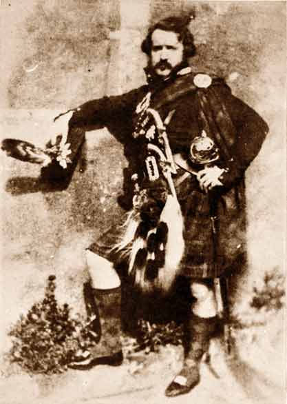 Kenneth MacLeay RSA  -  Calotype by Hill & Adamson