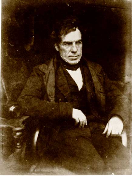 George Moir - seated  -  a Calotype photograph by Hill & Adamson