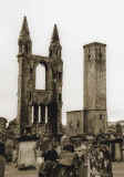 Hill & Adamson style  -  St Andrews - Cathedral and Graveyard