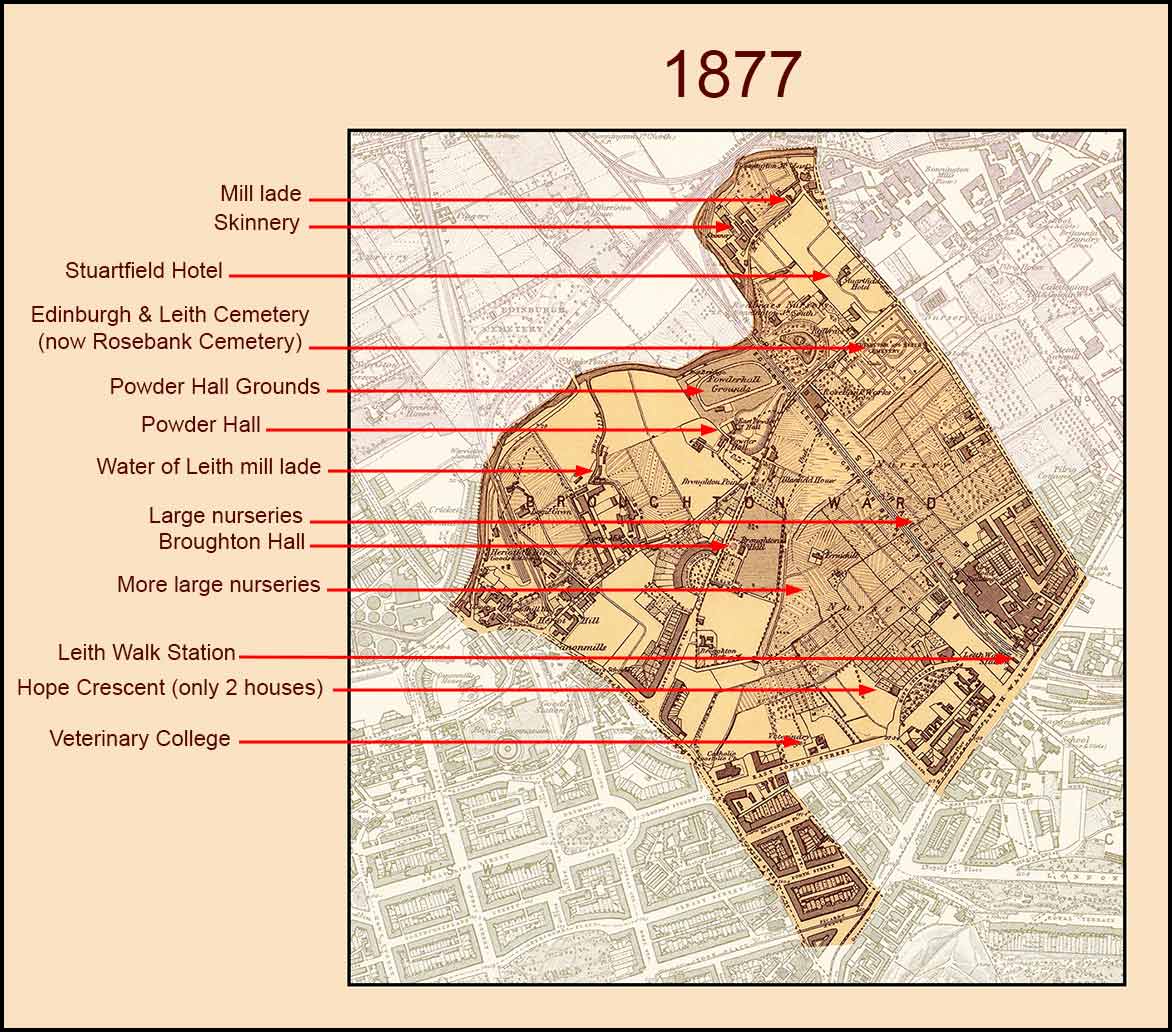 Broughton Ward (1995-2007)    -  1877 OS Map, 6 inch scale + comments