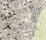 Edinburgh Old Town  -  Extract from a Bartholemew Map, 1891  -  St Leonard's