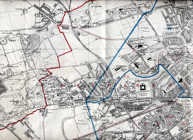 Edinburgh and Leith Map, 1915  -  West Edinburgh section