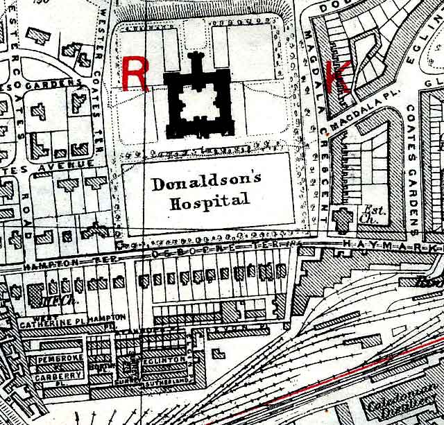 Map of Edinburgh and Leith. 1915  -  Leith Section