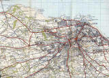 Map by John Bartholomew & Son Ltd.  -  The whole city of Edinburgh, 1925