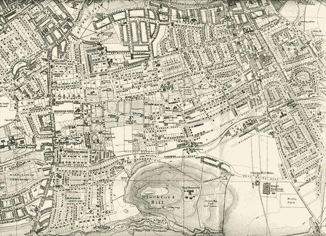 Edinburgh and Leith map, 1925  -  South Edinburgh section