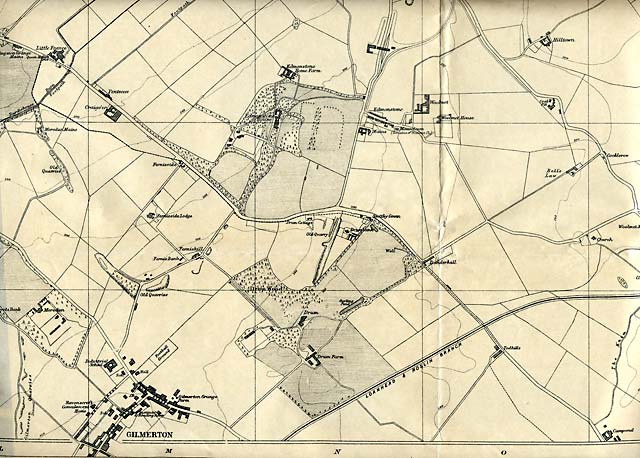 Edinburgh and Leith map, 1925  -  Gilmerton section