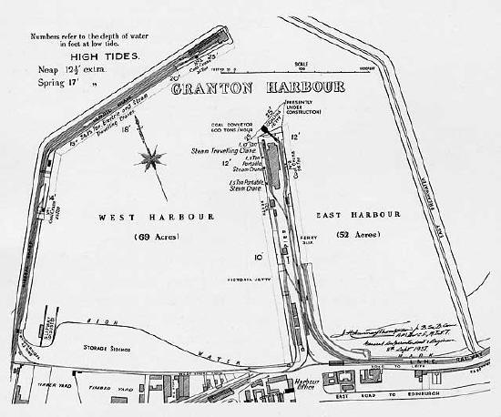 A plan of Granton Harbour, proposed in 1834