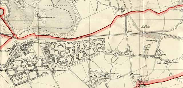 Edinburgh and Leith map, 1940  -  Craigmillar and Niddrie section