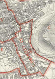 Edinburgh and Leith map, 1940  -  Dumbiedykes and St Leonard's section section