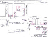 Map of the Old Town of Edinburgh, including High Street, Cowgate and South Bridge  -  1830