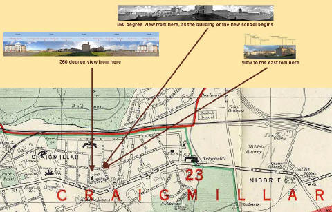 0 Map Edinburgh 1955 Craigmillar And Panoramas 1024 Small 480 