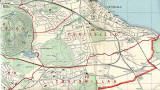 Edinburgh and Leith map, 1955  -  East Edinburgh