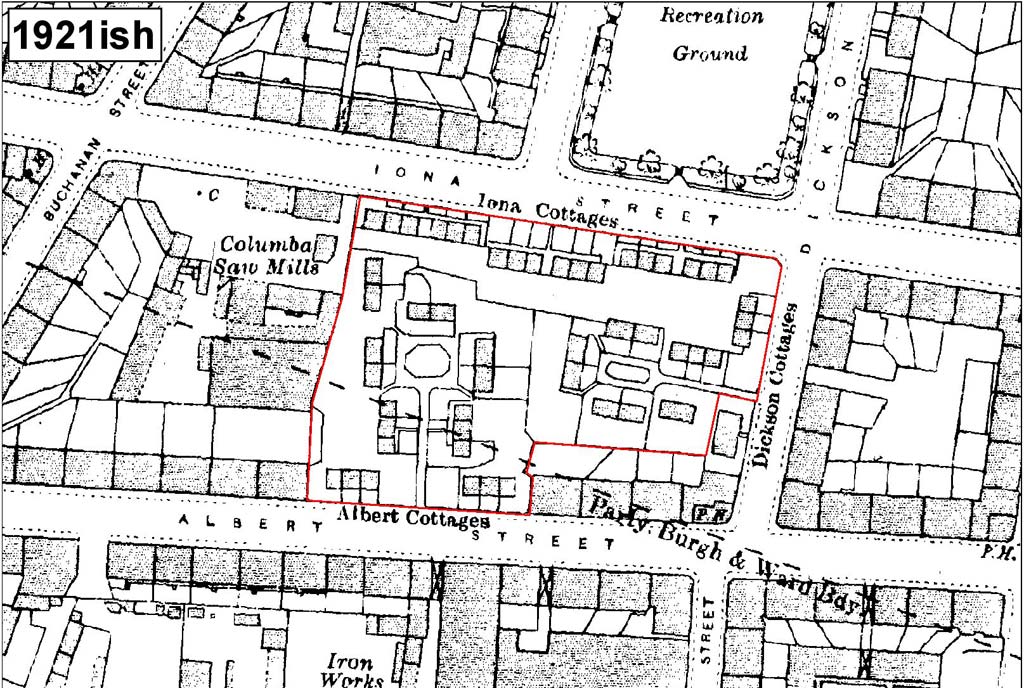 Craigour Avenue  -   prefab housing erected in the 1940s