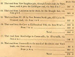 Road Distances  -  taken from a map of roads within and leading to Cramond District  -  published 1812