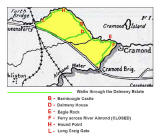 Zoom-in to Dalmeny Estate on a map of Edinburgh Boundaries before and after 1920